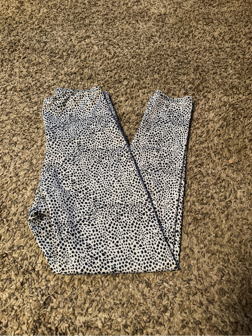 Black and White Speckled Leggings